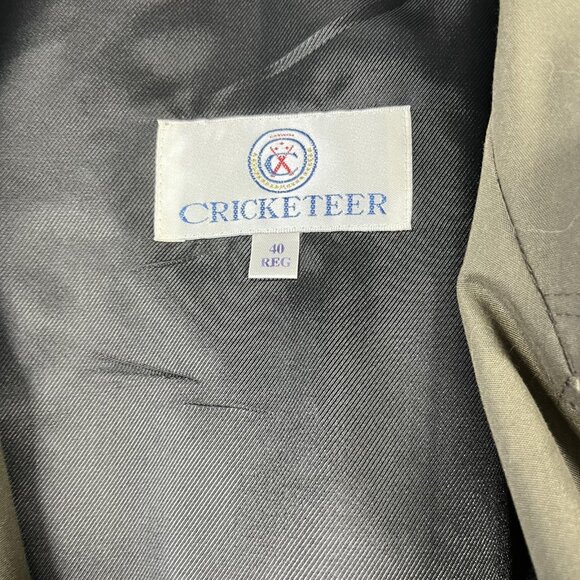 Cricketeer Trench Coat Mens 40 Regular Belted Removable Liner Classic Overcoat - Picture 3 of 9